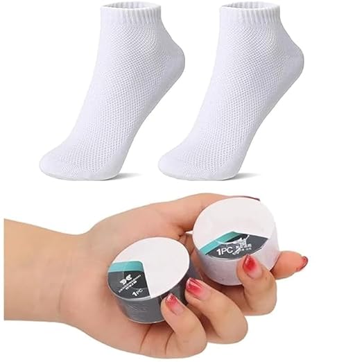 Unisex Disposable Socks - Convenient and Hygienic Single-Use Socks for Travel, Spa, and More - Pack of 1 Pair