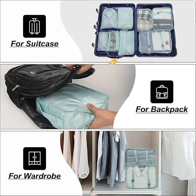 7 in 1 Travel Bag (Random Color)