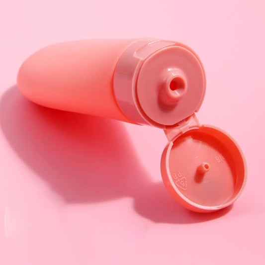 Travel Bottle, Leak Proof Refillable Squeezable Containers Set(60 ml) Transparent Carry Bag for Liquid Shampoos, Soap and Toiletries, Hand Wash, Lotion Storage, Multicolor (Pack Of 1)