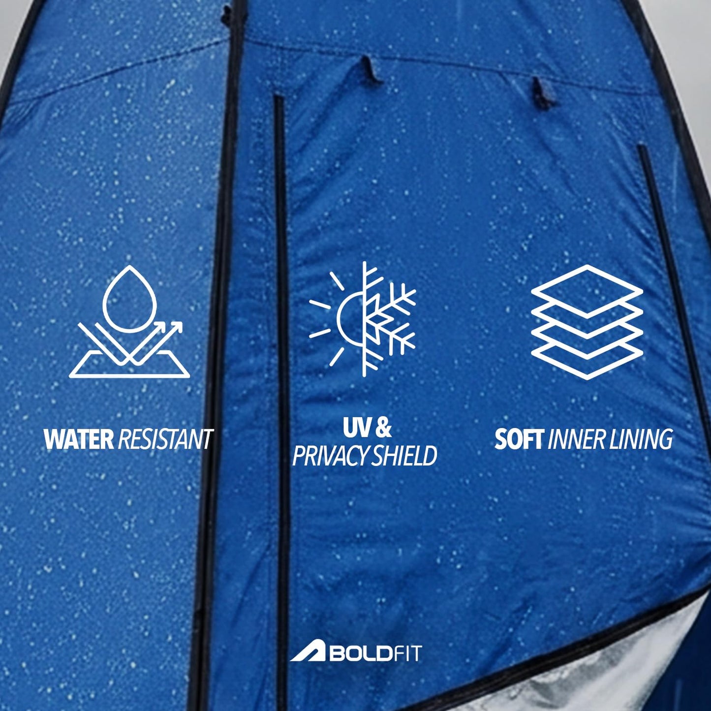 Instant Pop-Up Privacy Tent for Camping & Travel, Waterproof Portable Changing Room, Shower & Toilet Tent with UV Protection, Foldable Outdoor Shelter for Beach, Hiking & Camping Use