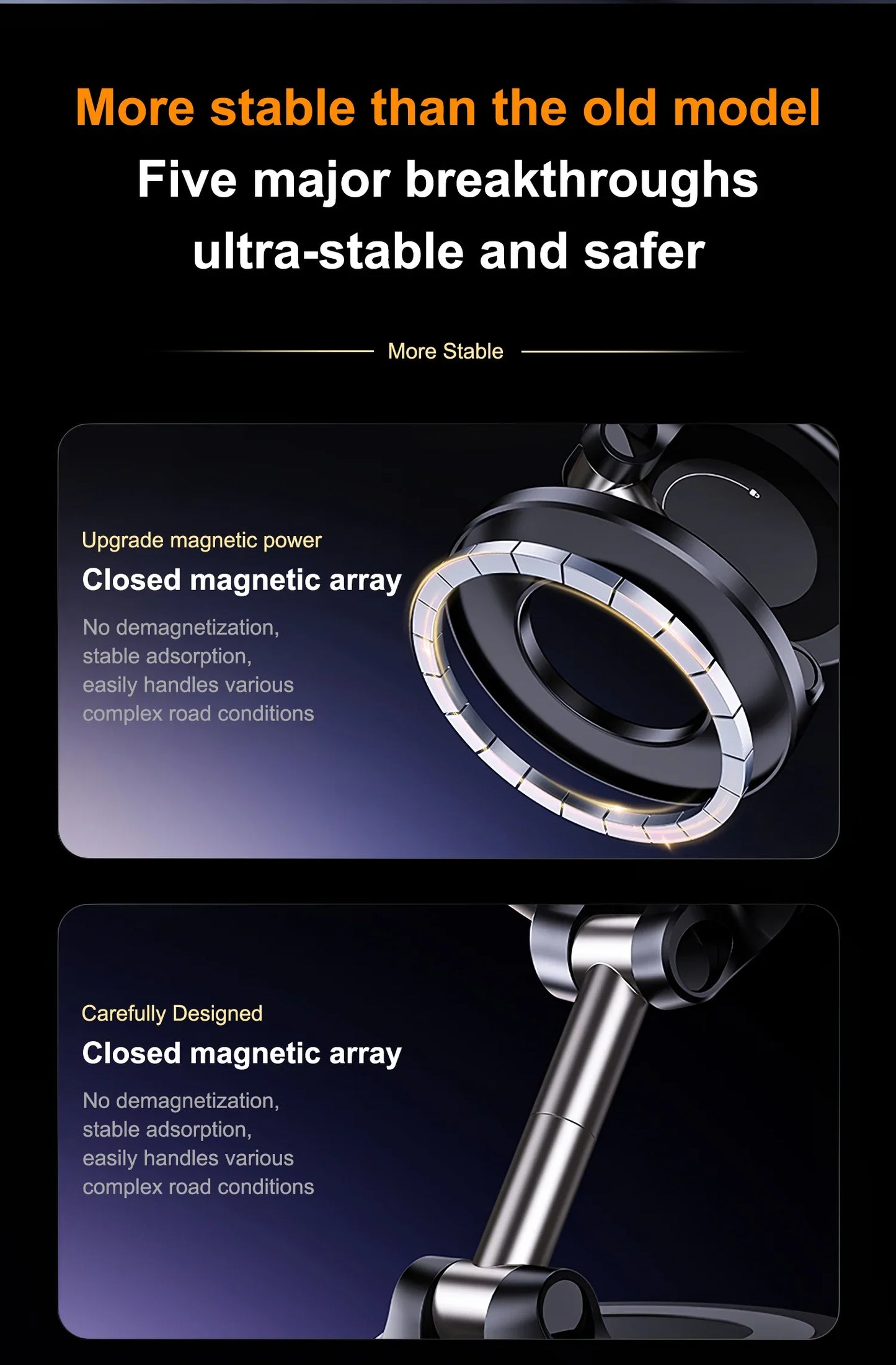 Vacuum Suction Magnetic Bracket Phone Holder