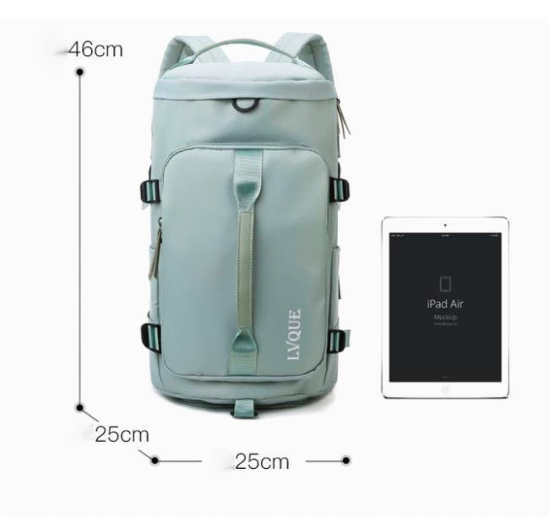 Travel Duffel Bags with Shoe Compartment &amp; Dry Wet Separated Storage Pocket, Waterproof Fitness Workout Tote Yoga Handbag for Unisex