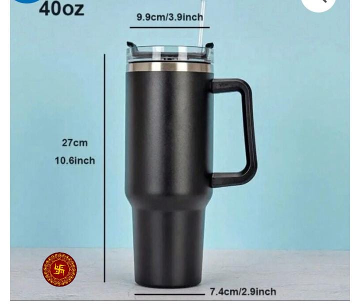 Travel Coffee Mug with lid - Large coffee Tumbler cups 1200ml (Random Colour)